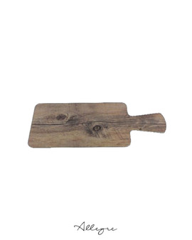 Wood-like Rectangular Serving Board with Handle 10.6 in. L x 5.5 in. W