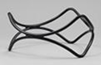 Series E, Display Stand, Black, 21.5 x 10 cm