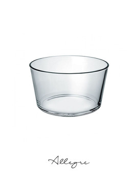 3.3 L (112 oz) Large Round & Flat Glass Bowl for snacks, chips, fruits, salads, etc./ Layered Cakes & Desserts