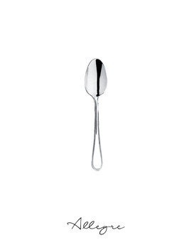 Perles Salad/ Dessert Spoon; Asian Dinner Spoon