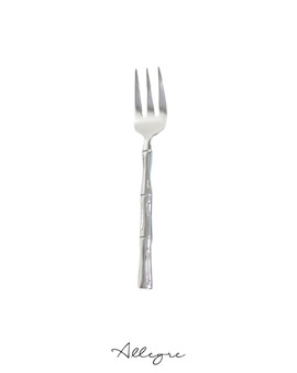 Bamboo Serving Fork 8.9 in.