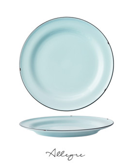10.75 in. Dinner Plate/ Serving Plate for 2 to 3 Persons - Pastel Blue