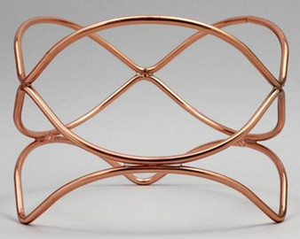Series E, Display Stand, Red Copper-Color, 21.5 x 15 cm
