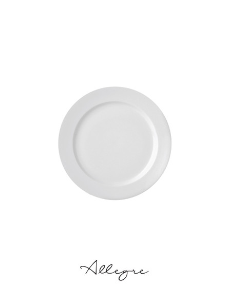 7.8 in. Dessert/Cake Rim Plate - Eco