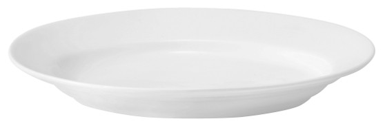 11.8 in. Deep Oval Serving Plate for 5 to 7 Persons 211 ml (7 oz) - Buffet