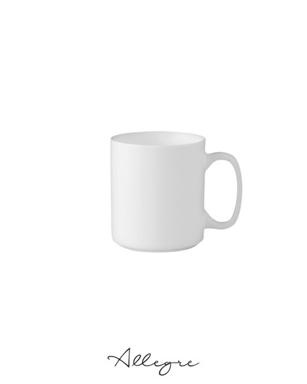 560 ml (18.9 oz) Straight Mug - Chinawhite
