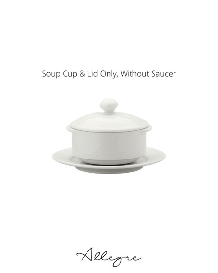 223 ml (8 oz) Soup Cup Body with Lid - Prism