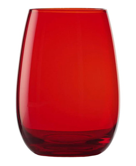 465 ml (16.5 oz) Ruby Red Tumbler, Set of 6 - Elements