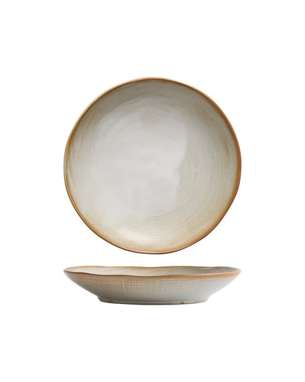 8.75 in. Shallow Serving Dish for 3 to 4 Persons 536 ml - WoodFire Antique Pine