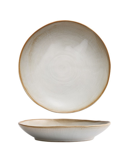 10.25 in. Shallow Serving Dish for 4 Persons 897 ml - WoodFire Antique Pine