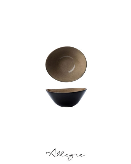 230 ml Ovalish Sauce Bowl for sharing/ Rice Bowl 4.5 in. - Rustic Chestnut