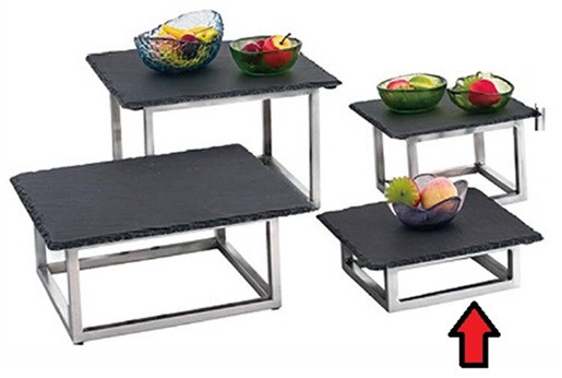 Square Riser, 20 cm x 10 cm Ht  - Allegre