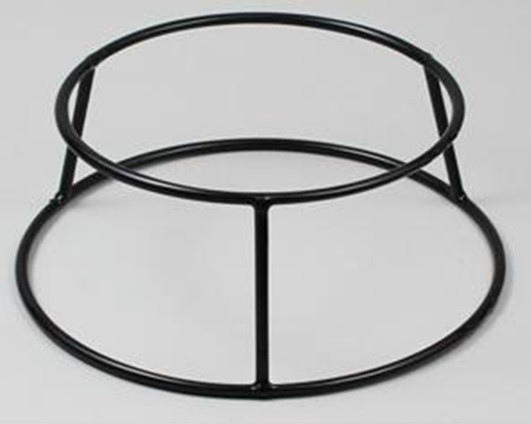 Series E, Round Display Stand, Black, 25 x 21 x 10 cm