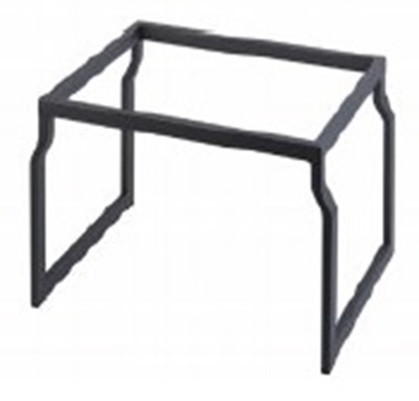 T Collection GN 1/2 Black Middle-Tier Steel Riser