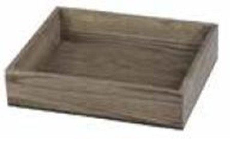 T Collection GN 1/2 Gray Ash Deep Wood Tray