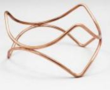 Series E, Display Stand, Red Copper-Color, 21.5 x 10 cm