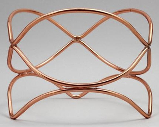 Series E, Display Stand, Red Copper-Color, 21.5 x 15 cm