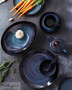 46 ml Ovalish Sauce/ Butter/ Dip Dish 3.25 in. - Rustic Lapis
