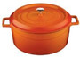 28 cm Orange Cast Iron Casserole 6.71 L  - Lava
