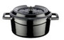 28 cm Black Cast Iron Round Casserole 6.71 L - Lava