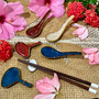 5.25 in. Chinese Spoon - Harmony Blue