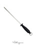 12 in. Sharpening Steel, Black Handle, Professional Grade