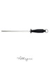 12 in. Sharpening Steel, Black Handle, Professional Grade