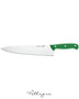 10 in. Blade Chef's Knife, Green Handle, Professional Grade - EuroPro Solo