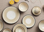 176 ml Coffee/ Tea Cup and 6 in. Saucer - Bloom Limestone