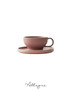 195 ml Coffee/ Tea Cup and 6 in. Saucer - MOD Smoky Plum