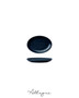 4 in. Oval Sauce, Butter, Dip Dish - Knit Navy Blue