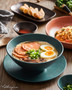 398 ml Soup/ Rice V-Bowl 6 in. - Lava Rusty Teal