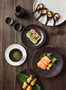642 ml Bowl for soup, cereal, congee, noodles, ramen, etc. 5.75 in. - Lava Ash Brown