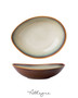 11 in. Ovalish Shallow Serving Bowl for 6 to 8 Persons 1.1 L - Rustic Sama