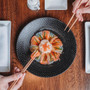 7 in. Dessert/ Cake Plate - Urban Black