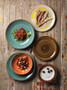 9 in. Salad Plate  - Speckled Blue