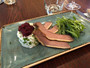 13in. L x 7.5in. W Rectangle Serving Plate for 4 to 5 Persons - Speckled Blue