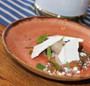 8.5 in. Individual Salad Bowl/  Shallow Serving Dish for 2 Persons 850 ml - Speckled Terra