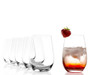 465 ml (16.5 oz) Stemless Crystal Glass for Water, Juice, Wine, Set of 6 - Universal