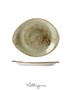 10 in. Abstract Salad, Dessert, Cake Plate - Speckled Green