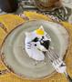 10 in. Abstract Salad, Dessert, Cake Plate - Speckled Green