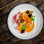 10 in. Shallow Serving Dish for 4 to 5 Persons 1.2 L - Azure