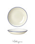 8.5 in. Individual Salad Bowl/ Shallow Serving Dish for 2 Persons 790 ml - Azure