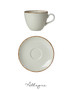 228 ml Cappuccino/ Coffee/ Tea Cup and 6 in. Saucer - Sand