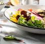 8.5 in. Individual Salad Bowl/ Shallow Serving Dish for 2 Persons 790 ml - Charcoal