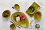 10.63in. L x 6.5in. W Rectangle Serving Plate for 2 to 3 Persons - Speckled Apple Green