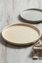 10.7 in. Dinner/ Serving Plate for 2 to 3 Persons - Dune Clay
