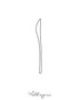 Aliya Salad/ Dessert Knife; Asian Dinner Knife