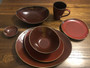 716 ml Ovalish Ramen/ Noodle/ Serving Bowl 7.5 in. - Rustic Crimson