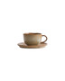 232 ml Coffee/ Cappuccino Cup and 6.25 in. Saucer - WoodFire Antique Pine